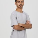 Axis Tee - Cloud Gray